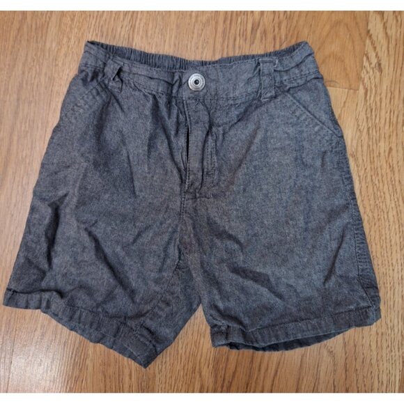 Calvin Klein Baby Gray Semi Elastic Waist Cotton Boy Walking Shorts 12 months - Picture 1 of 8